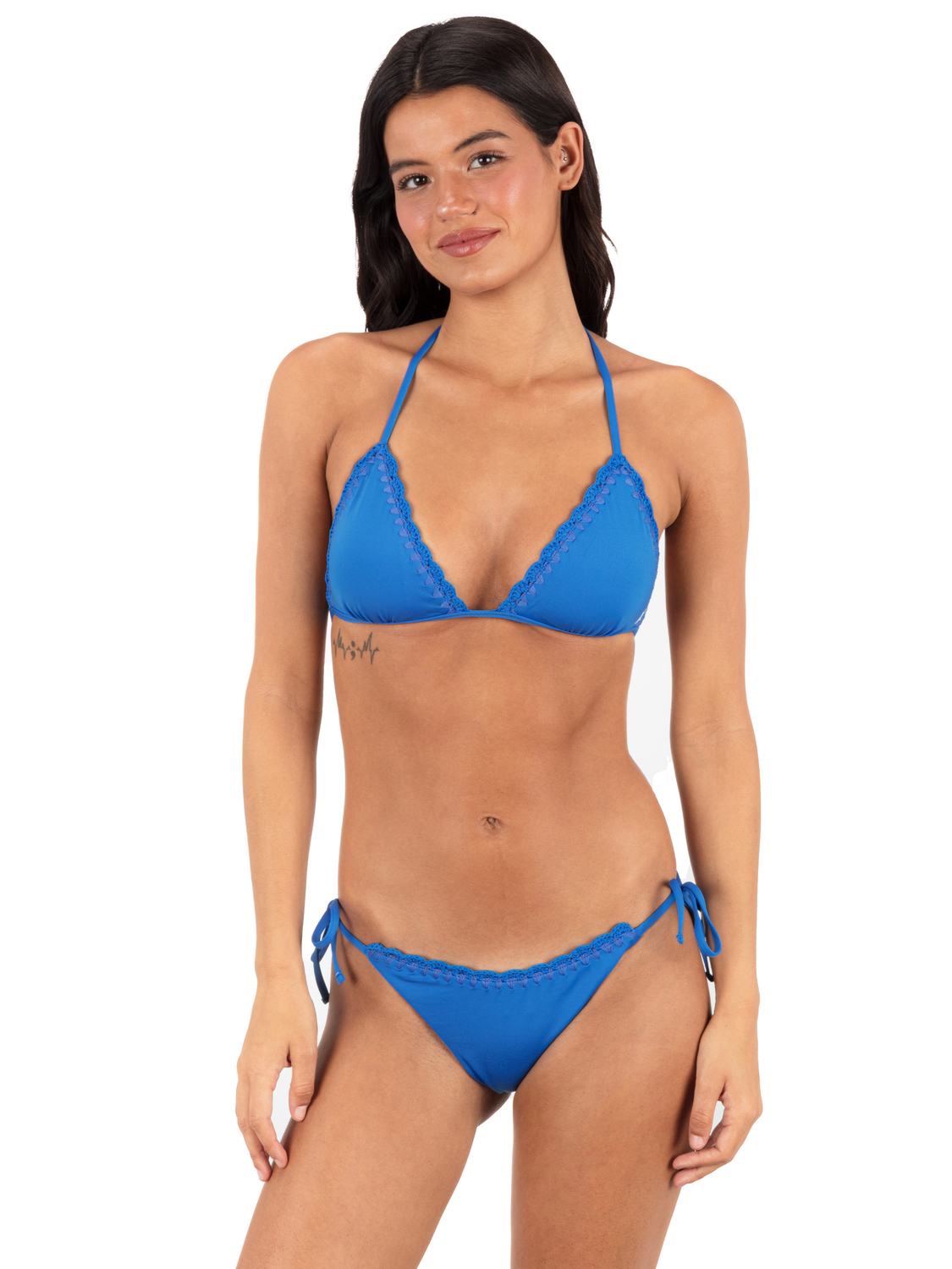 Macrame Triangle Tie Top