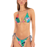 Reversible Pacific Night V Front Tie Side Cheeky Bottom