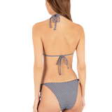 Reversible Pacific Night V Front Tie Side Cheeky Bottom