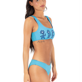Hurley x Keith Haring Reversible Dancing Daisies Cheeky Bikini Bottom