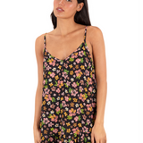 Hibiscus Dream V Neck Mini Dress