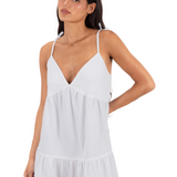 Solid Mini Dress