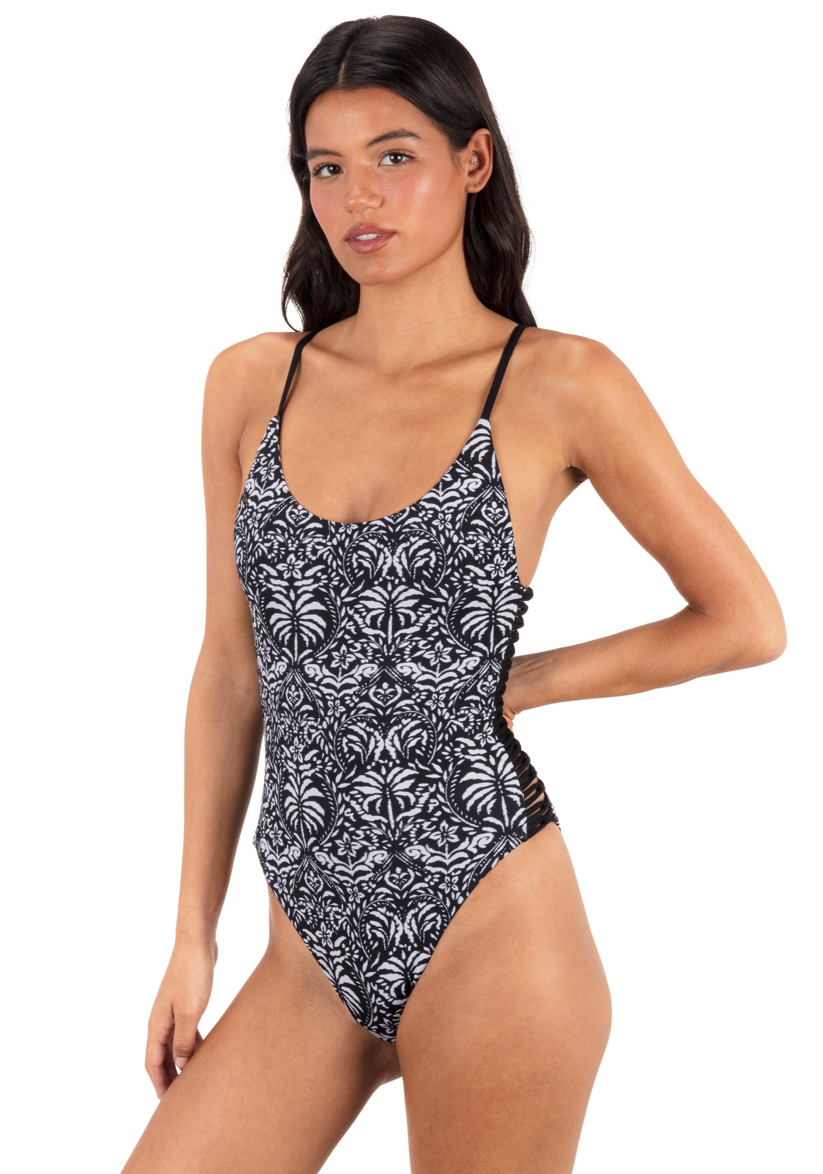 Ikat Palm Moderate One Piece