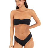 Solid Shirred Bandeau