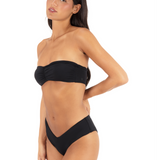 Solid Shirred Bandeau