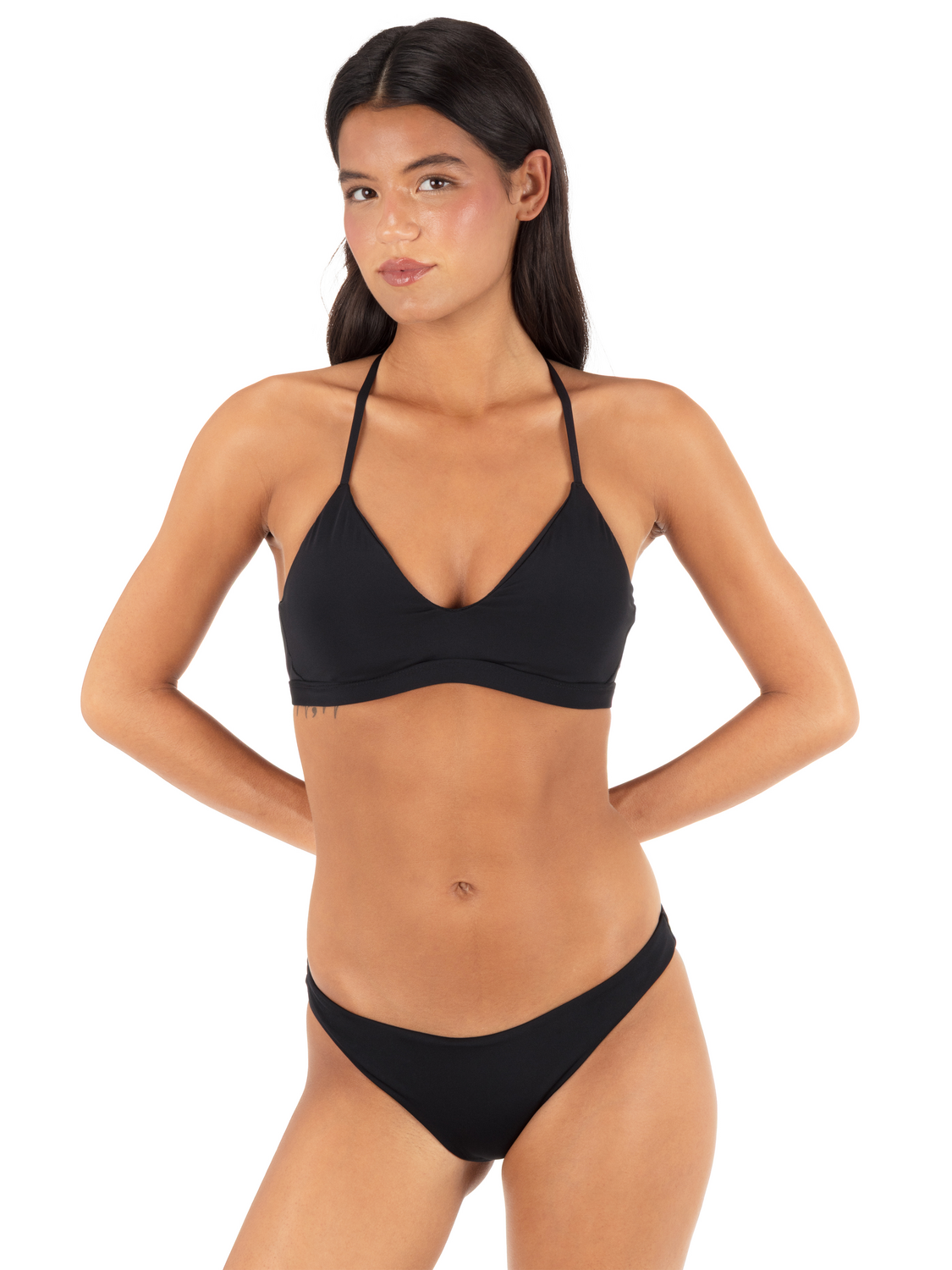 Solid Adjustable Bikini Top