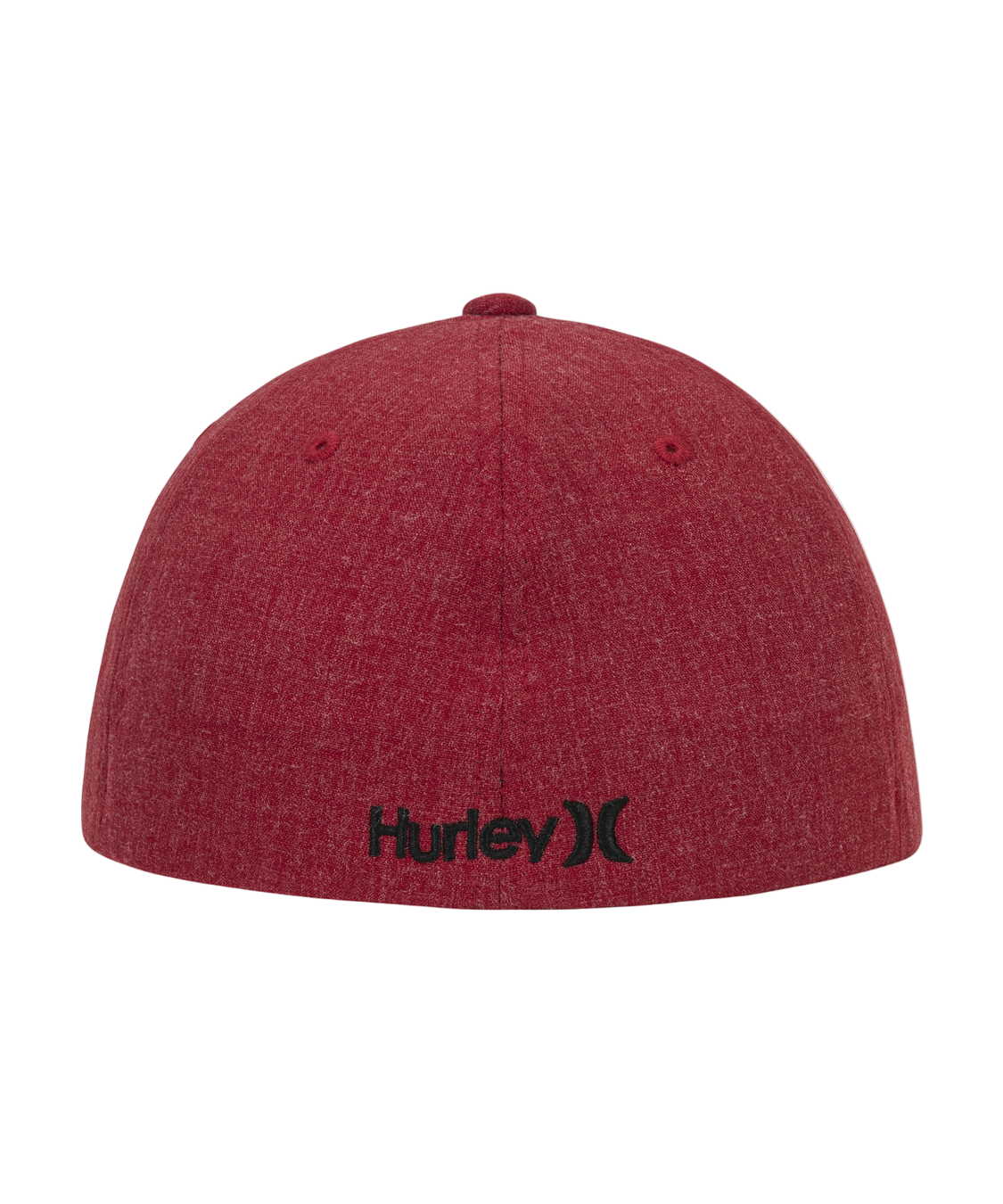 Red cap with Hurley logo on a white background