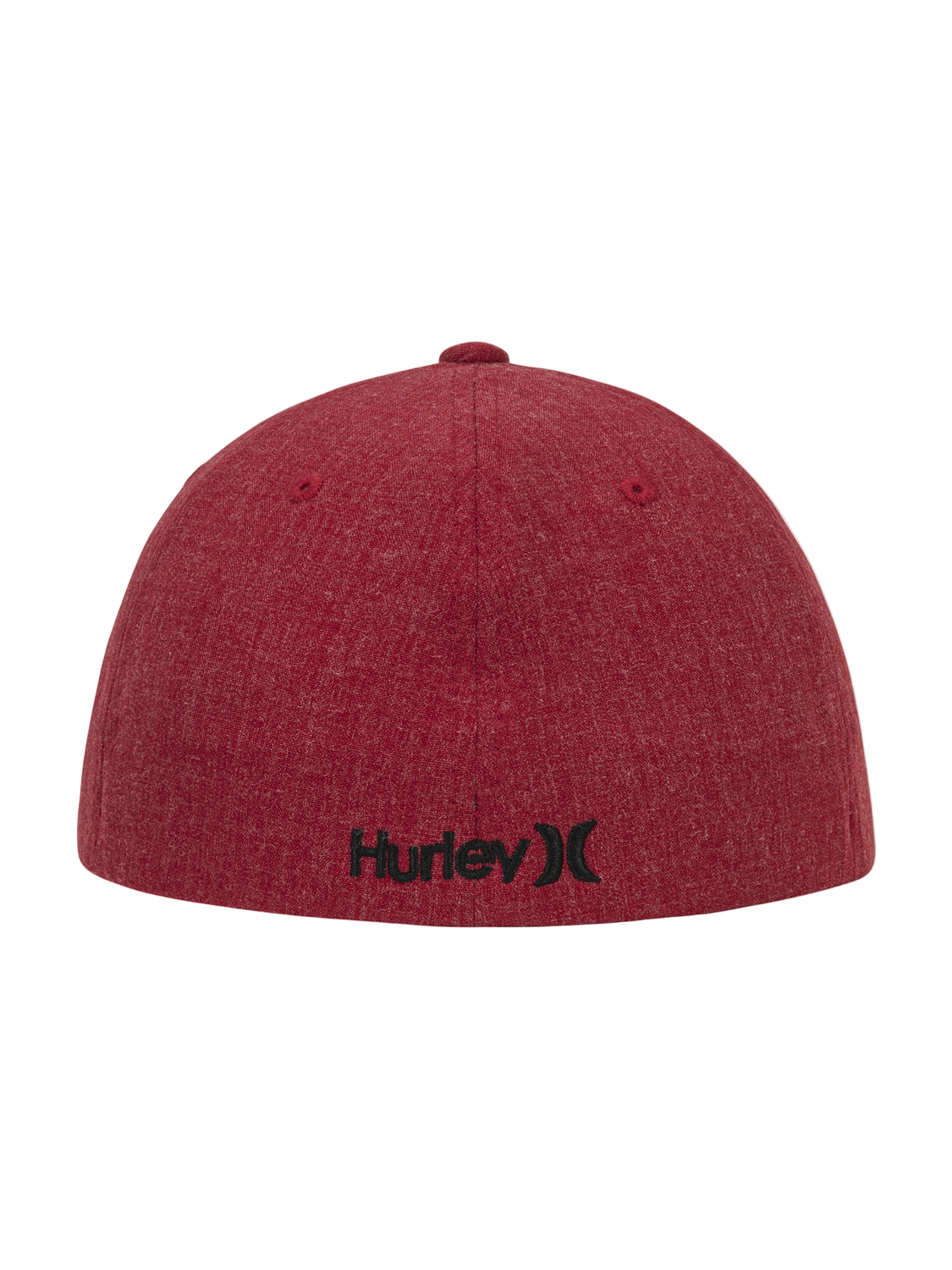 Red cap with Hurley logo on a white background