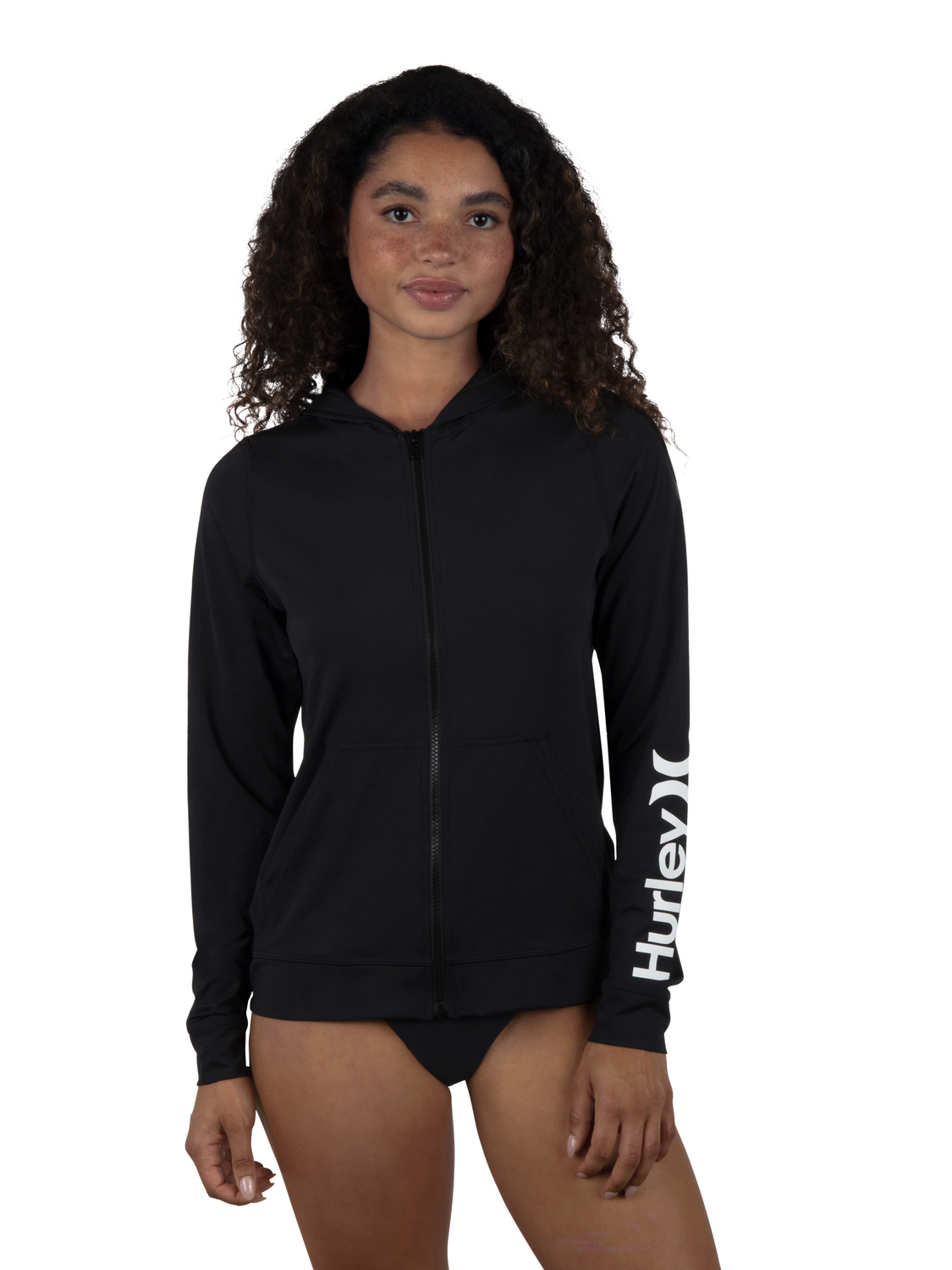 One & Only Solid Zip Hoodie Rashguard