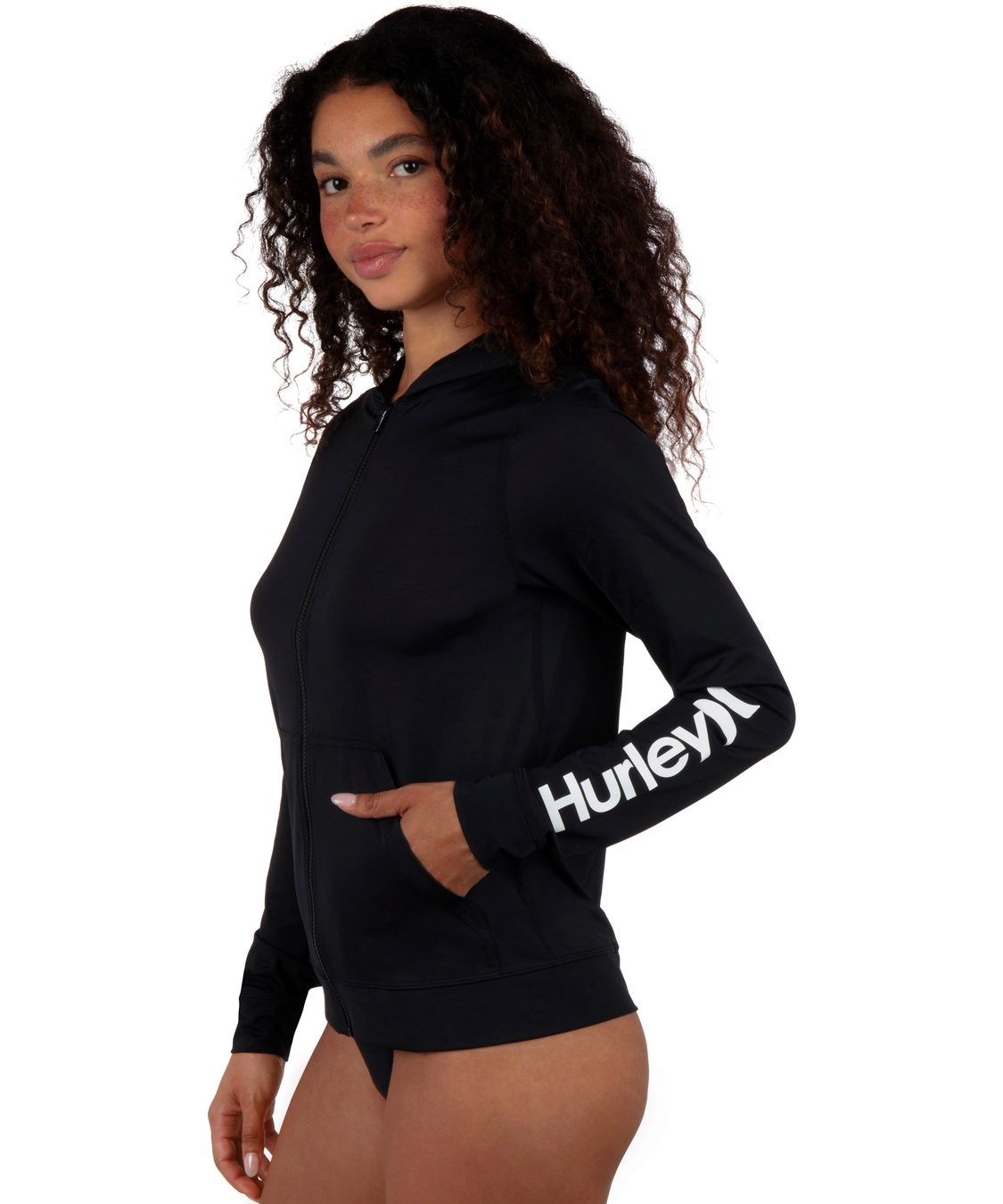 One & Only Solid Zip Hoodie Rashguard – Hurley One & Only Solid Zip Hoodie Rashguard – Hurley