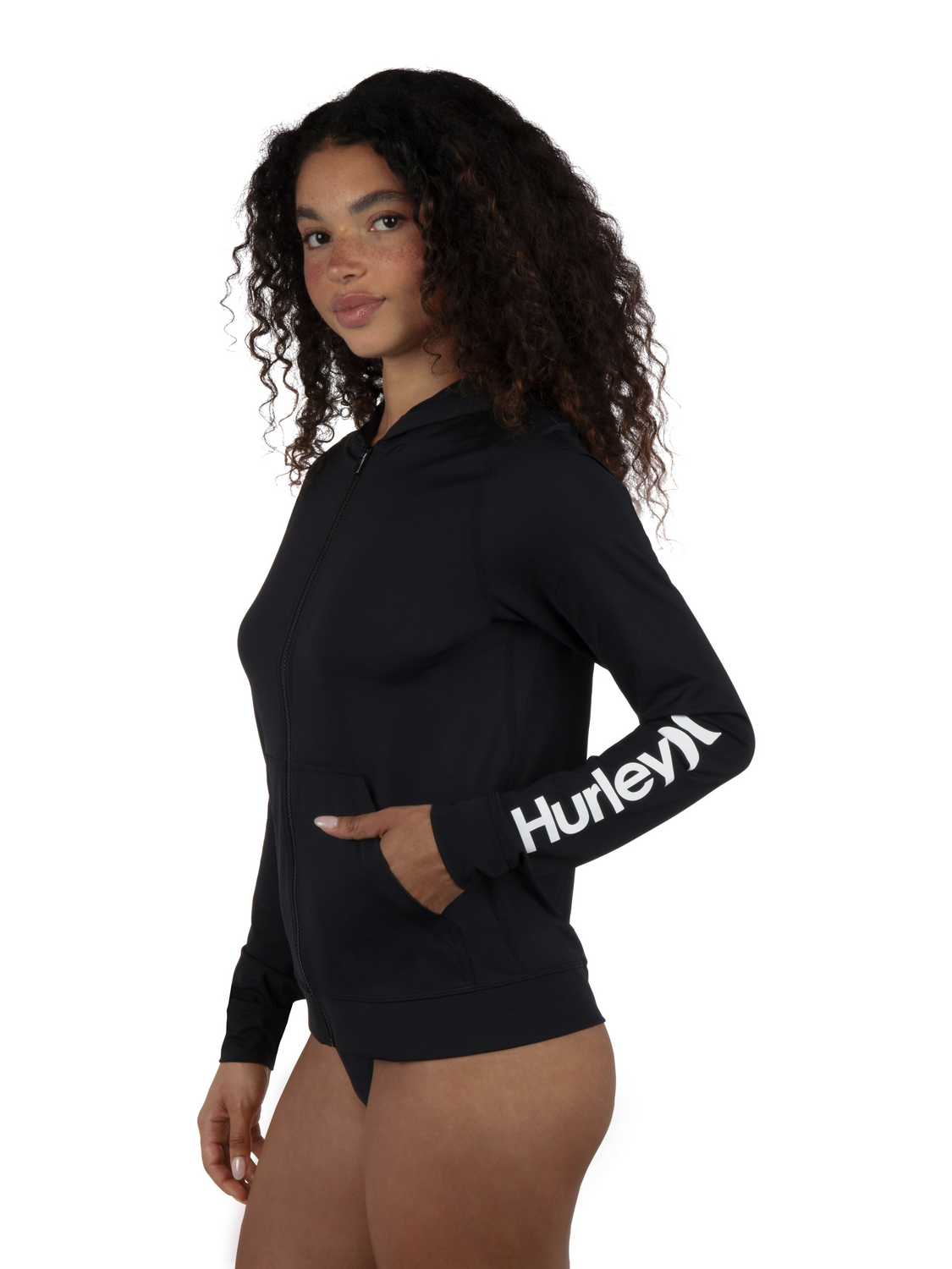 One & Only Solid Zip Hoodie Rashguard