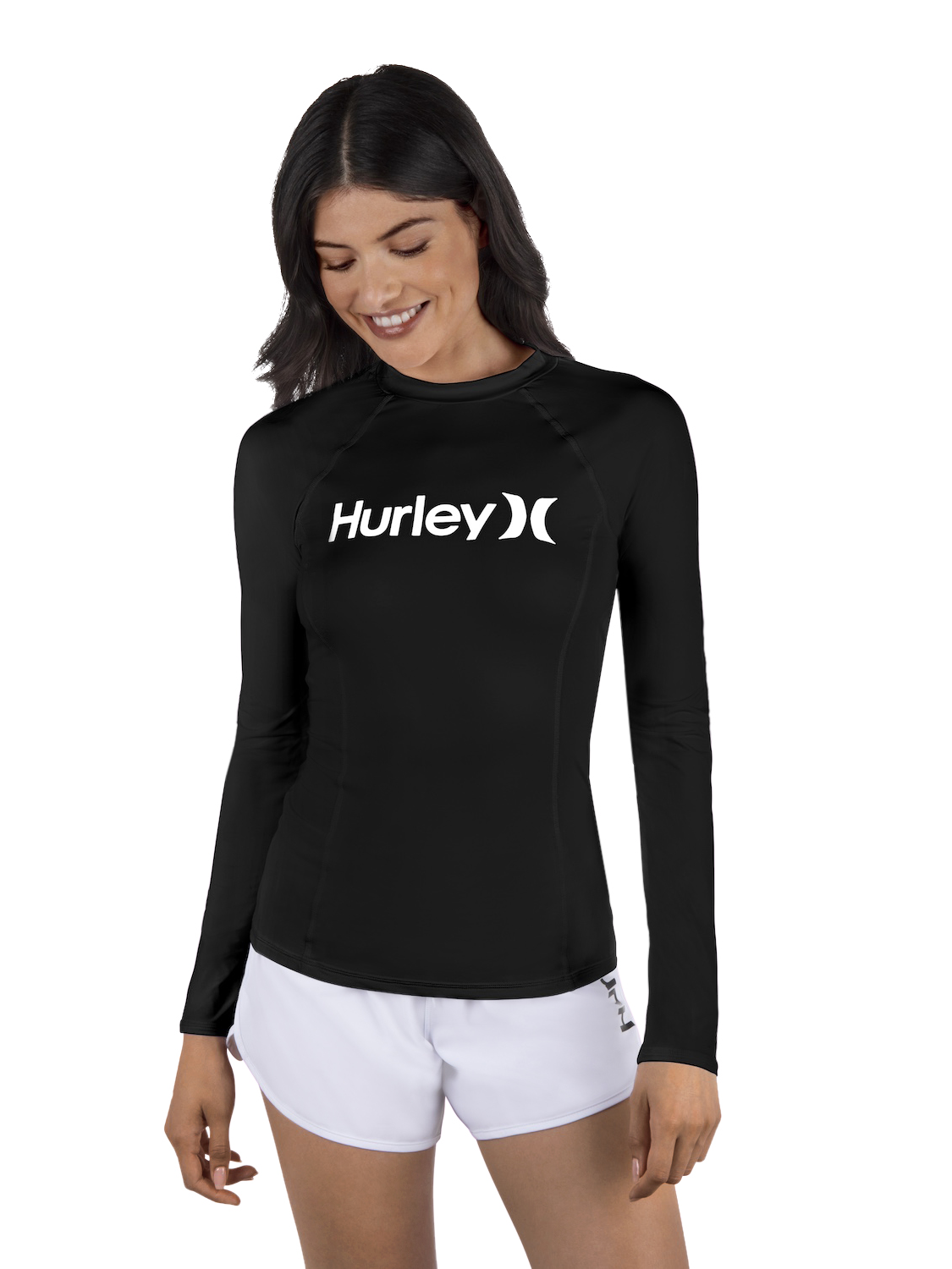 One & Only Solid Mock Neck Long Sleeve Rashguard