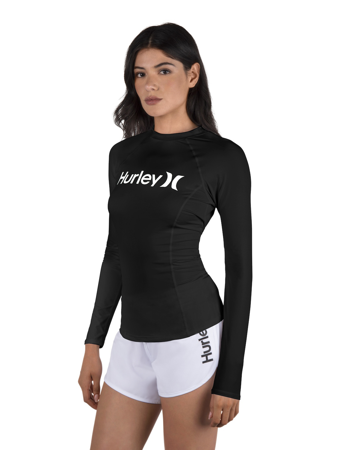One & Only Solid Mock Neck Long Sleeve Rashguard