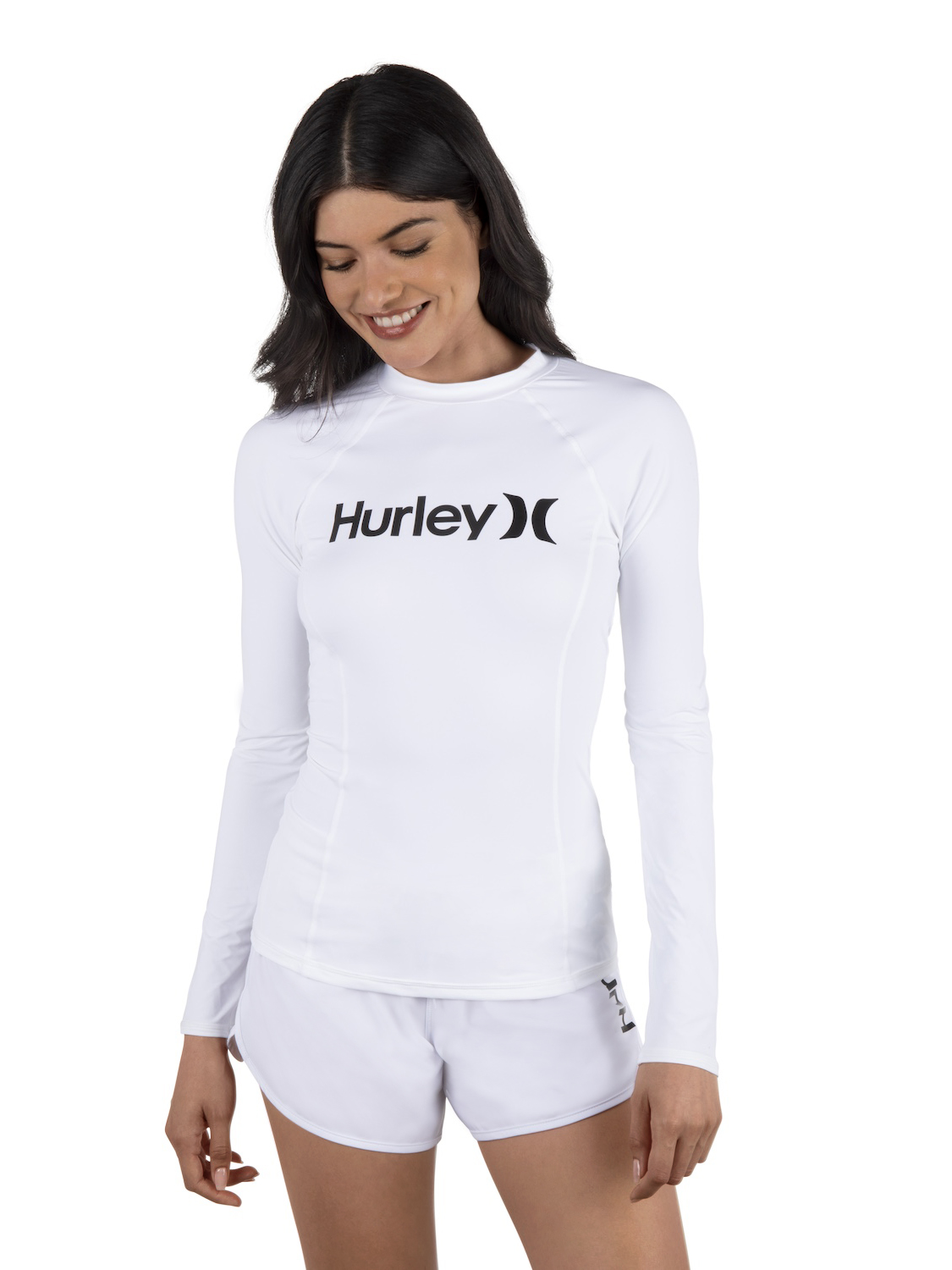 One & Only Solid Mock Neck Long Sleeve Rashguard