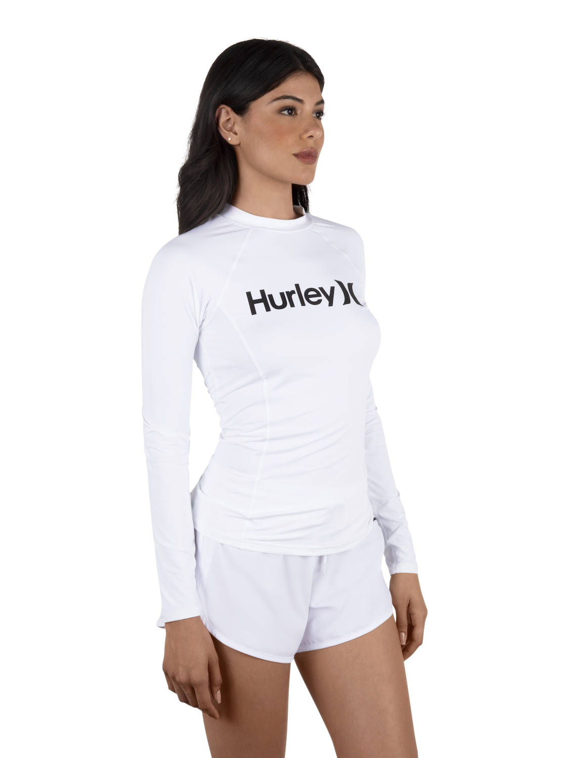 One & Only Solid Mock Neck Long Sleeve Rashguard