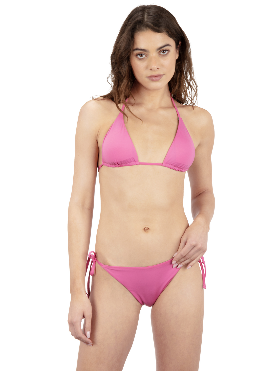 Solid Classic Triangle Reversible Bikini Top