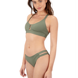 Max Solid Moderate Bikini Bottom