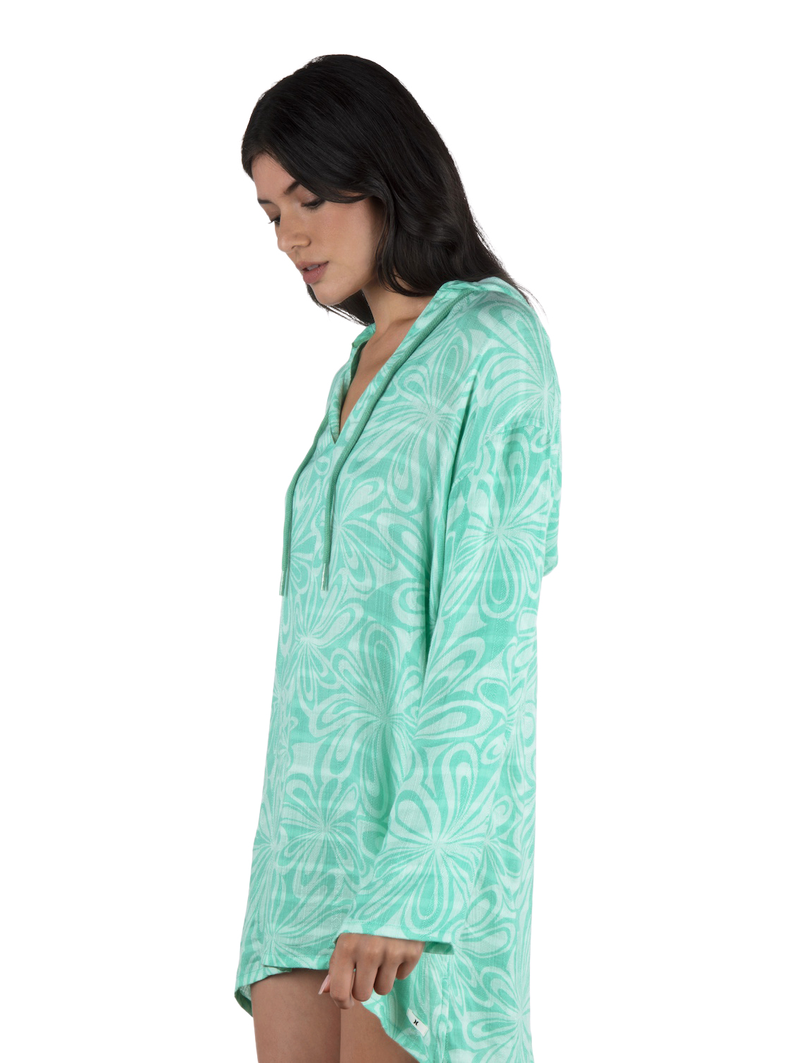 Daisy Burst Hooded Coverup