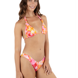 Tropic Dreams Soft Tie Triangle Bikini Top