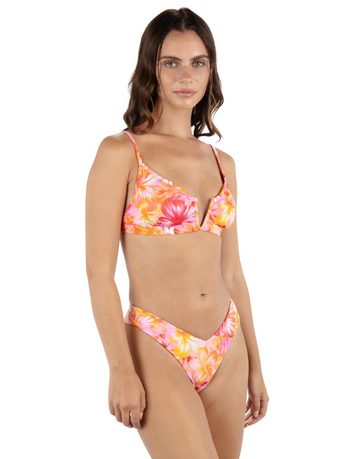 Tropic Dreams V Wire Bralette Bikini Top