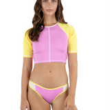 Summer Block Mod Scoop Bikini Bottom
