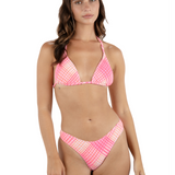 Ombre Plaid Cheeky Scoop Bikini Bottom