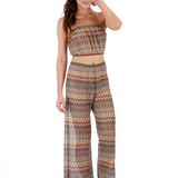 Chevron Knit Beach Pant