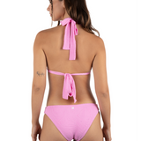 New Wave Jacquard Soft Tie Triangle Bikini Top