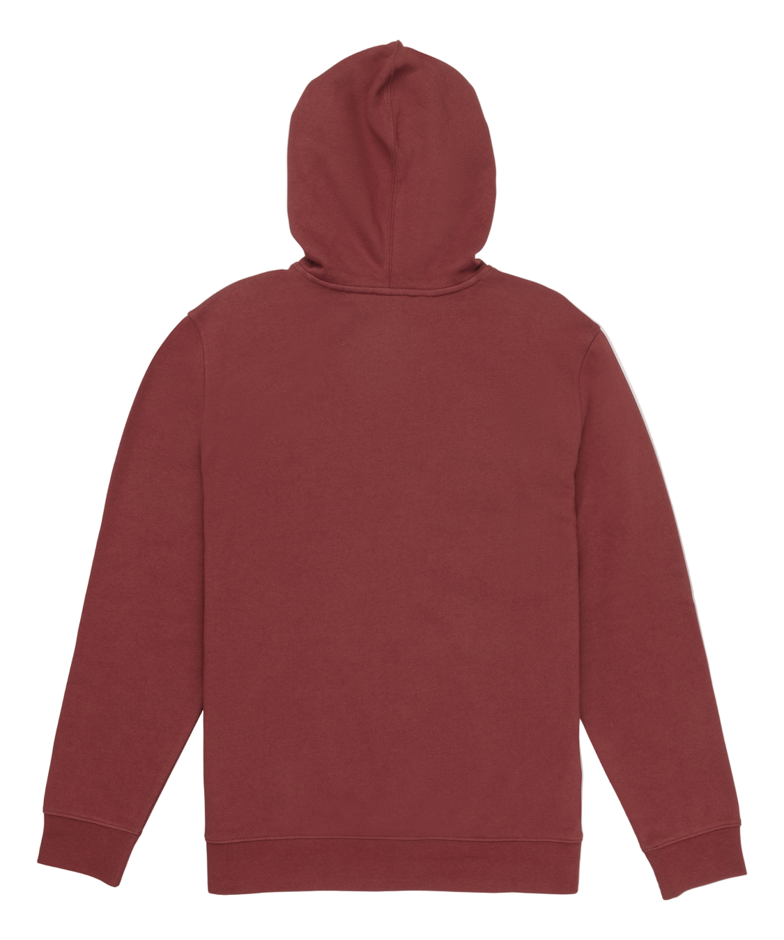 Maroon hoodie on a white background