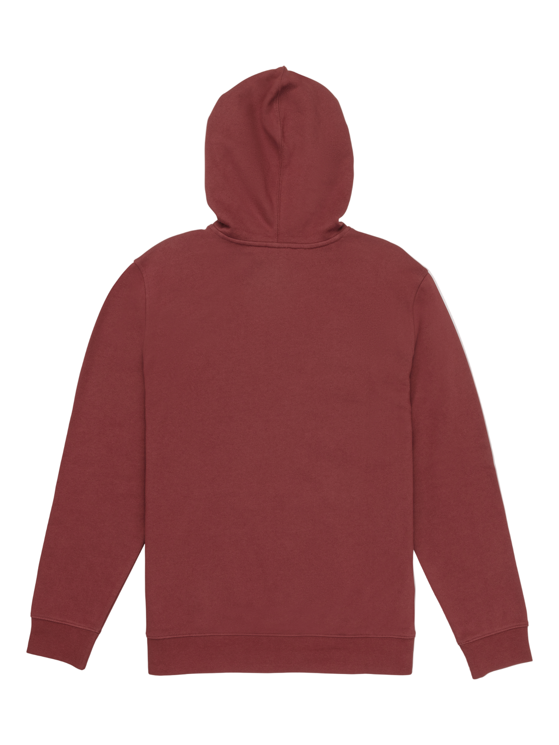 Maroon hoodie on a white background