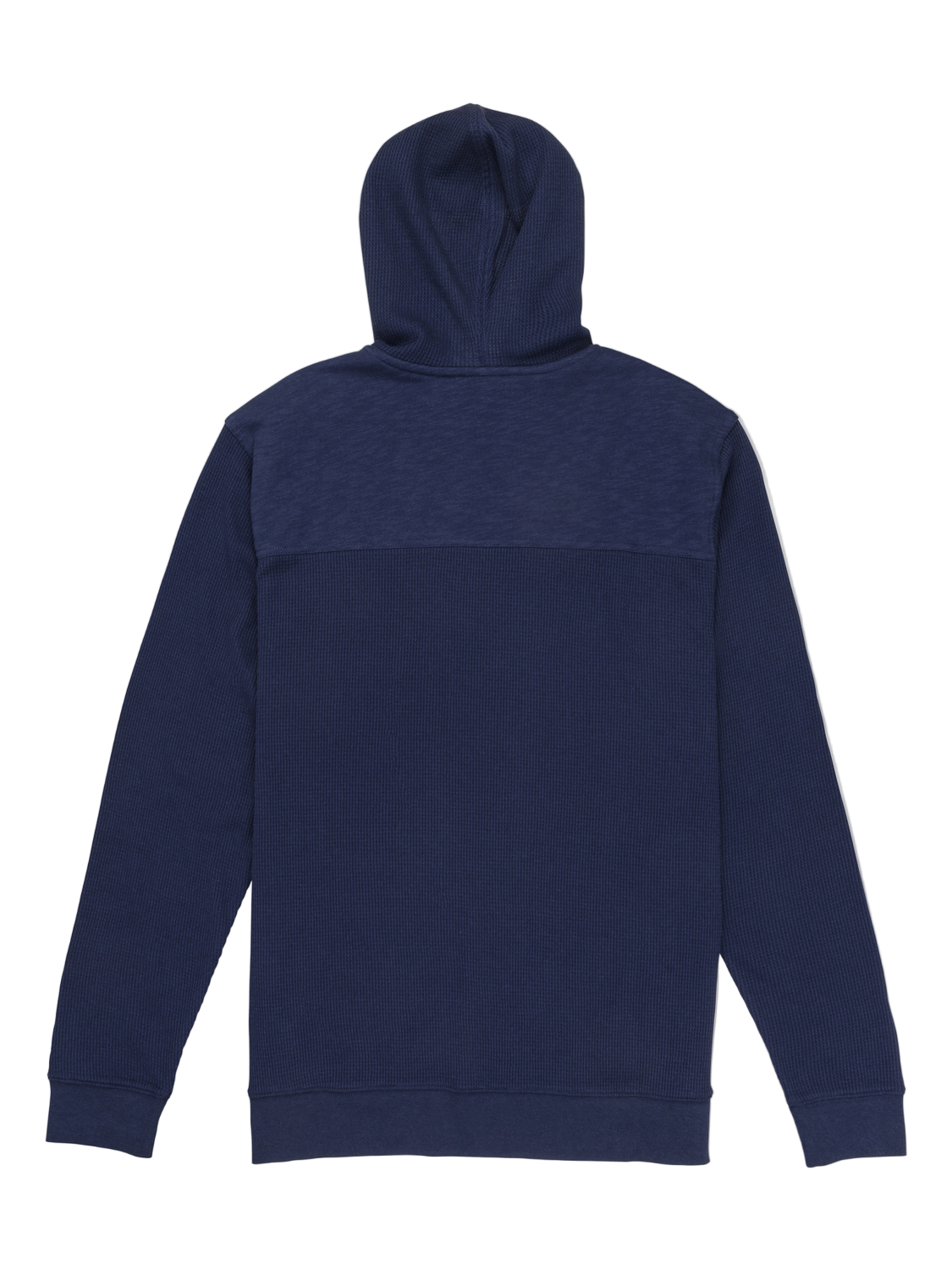 Navy blue hoodie on a white background