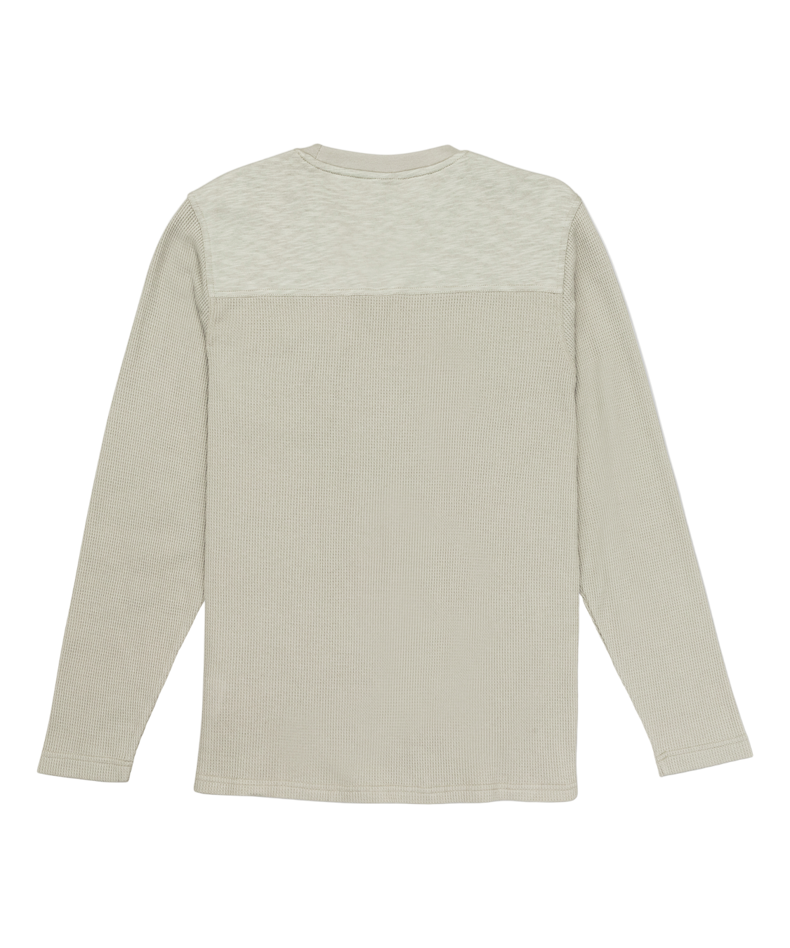 Beige long-sleeve shirt on a white background