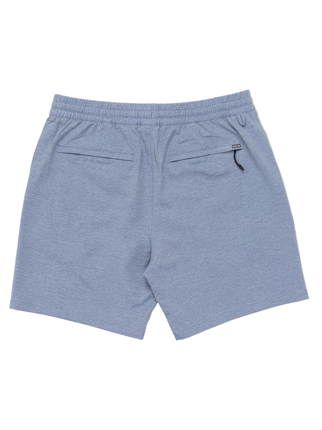 Blue shorts on a white background