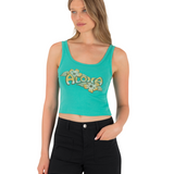 Aloha Scoop Crop Tank