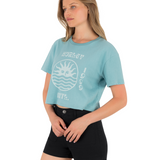 Bliss Boxy Crop Tee