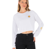 Eagles High Long Sleeve Crop Tee