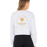 Eagles High Long Sleeve Crop Tee