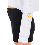 Eagles High Long Sleeve Crop Tee