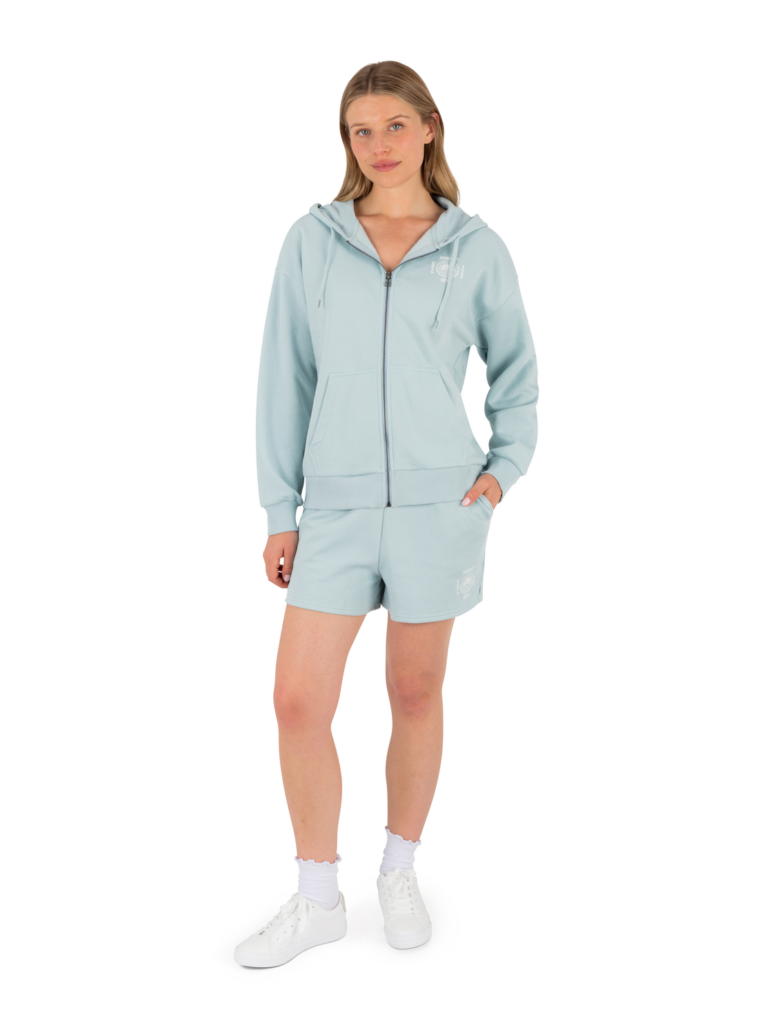 Bliss Crop Zip Hoodie