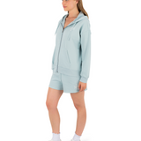 Bliss Crop Zip Hoodie