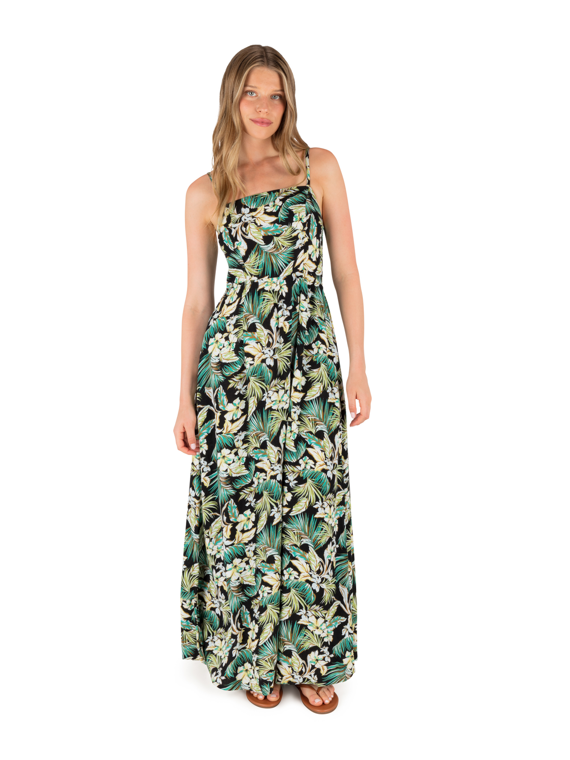 Fall Palms Maxi Dress