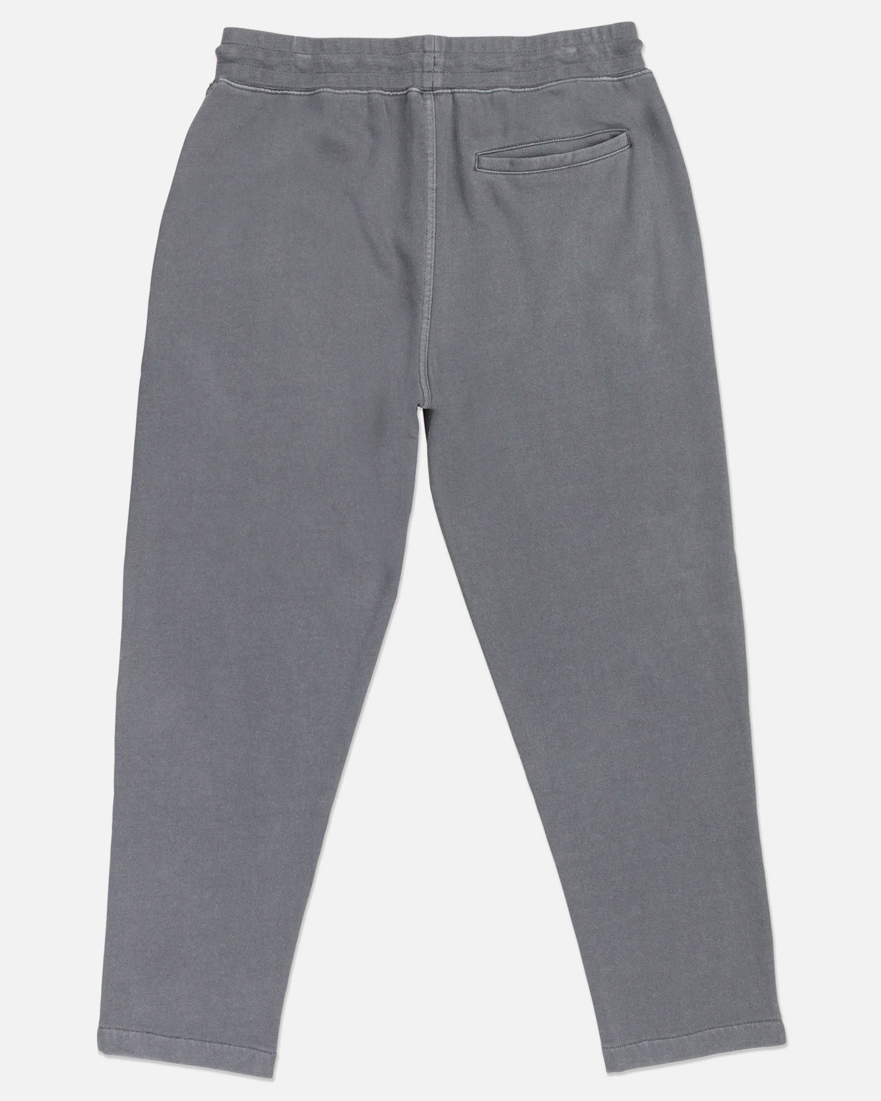 Gray pants on a black background