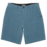 Blue shorts on a white background