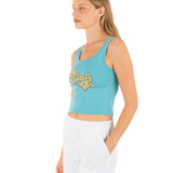 Aloha Scoop Crop Tank