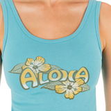 Aloha Scoop Crop Tank