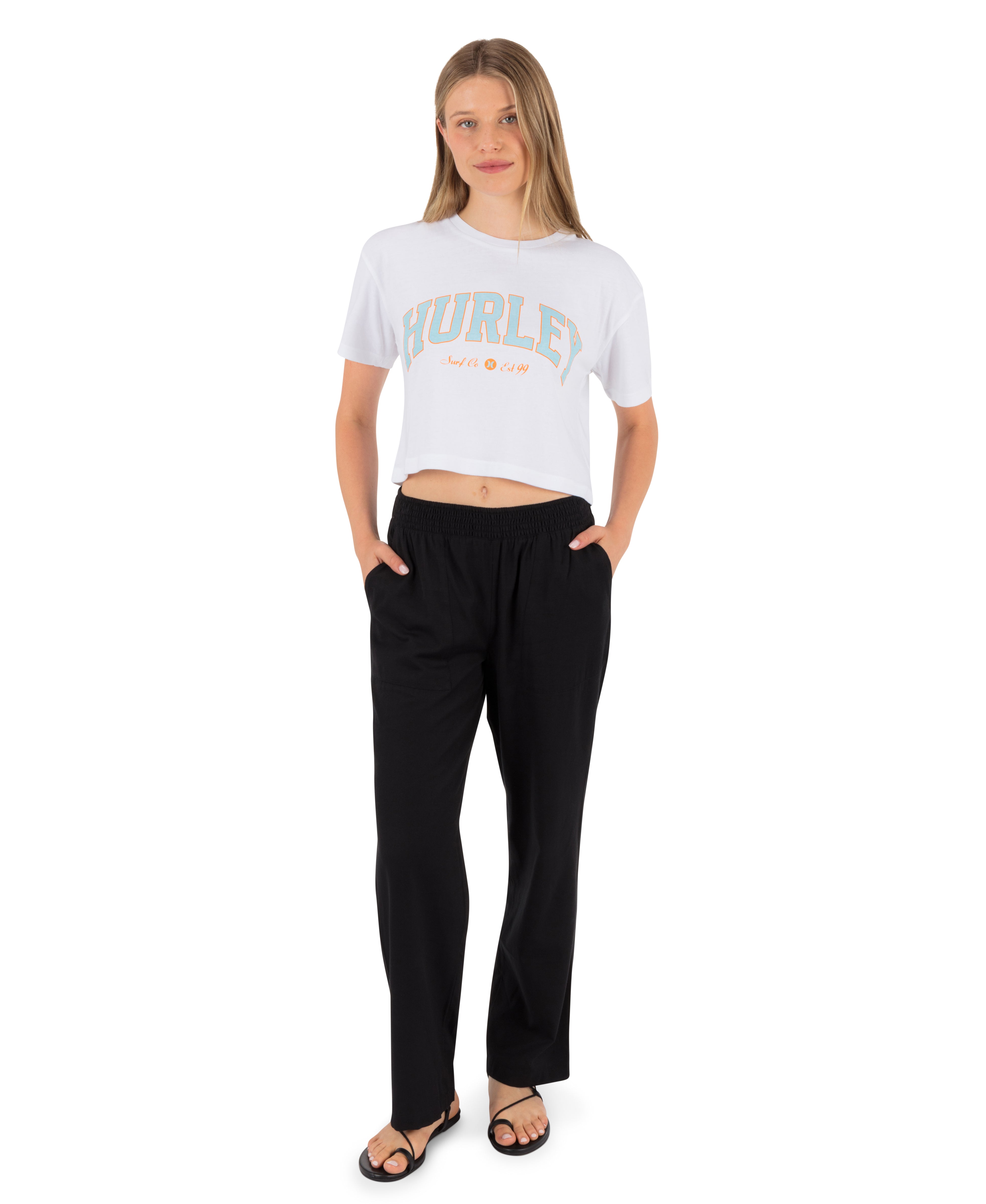 Surf Hooky Boxy Crop Tee