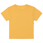 Yellow t-shirt on a white background