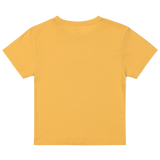Yellow t-shirt on a white background