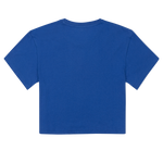 Blue t-shirt on a white background