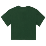 Green t-shirt on a white background